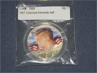 1967 Colorized Kennedy half