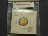 1825 Republica Mexicana Gold coin