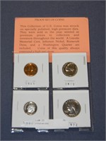 4 Proof set coins