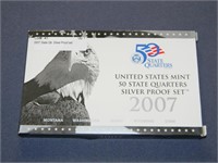 2007 State Qtr. Silver Proof set