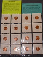 2009 Lincoln cent set, 8 Unc. Commemorative Medals