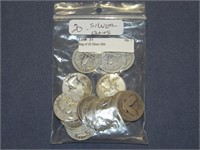 Bag of 20 Silver Qtrs