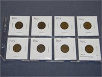 Sheet of 8 Indian Head cents