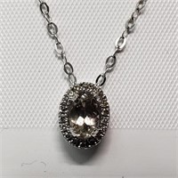 $2000 14K Zultani 18 Diamonds Necklace