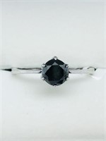 $1200 10K Black Diamond Ring