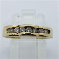 $1000  7 Diamonds 2.12 Gms Ring