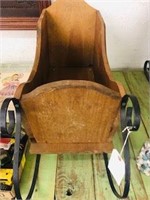 Vintage Wooden Sleigh / sled