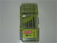 New Ryobi 35 PC Drill Bit Set