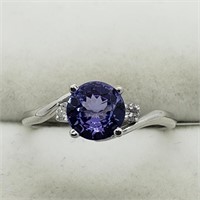 $3750 14K Tanzanite  Diamond Ring