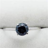 $3600 10K Vivid Blue Diamond Ring