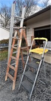 2 Step Ladders & Extension Ladder
