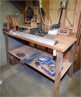 Edison Wood Lathe, Work Bench, & Drum Sander-Lathe