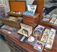 Jewelry Boxes and Assorted Jewelry