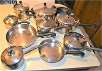 Farberware Assorted Pots and Pans with Lids