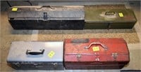 4 Tool boxes w/ Content