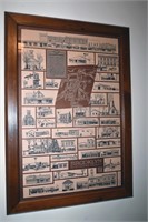 Brooklyn Founder Framed Picture Dated 1976