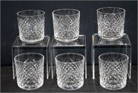 6 pcs Waterford Crystal Whisky Glasses