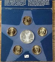 2007  US. Mint Annual Dollar Coin set  Unc