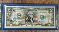 2003-A  $2 Colorized  US. Bank Note