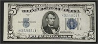 1934-A  $5 Silver Certificate  Ch CU