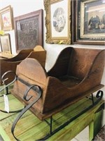Vintage Wooden Sleigh / sled