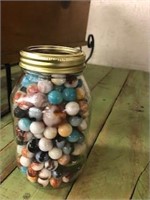 Jar of old Marbles