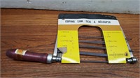 NEW Canadian Tire Coping Saw + Blades