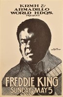 Freddie King Armadillo World HQ Poster
