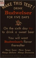 "Make This Test!" Budweiser Poster