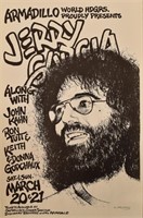 Jerry Garcia Armadillo World Headquarters Poster