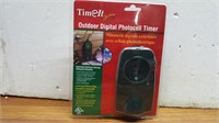 NEW Outdoor Digital Photocell Timer