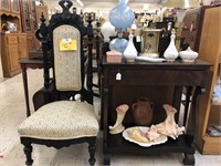 Empire side table w/ ladies chair