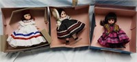 Madame Alexander Dolls (3), Peru, Mexico
