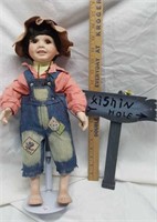 Huckleberry Hill Kids Doll "Jeremiah"  #0401A