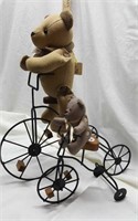Wire & wood tricycles for decor or dolls