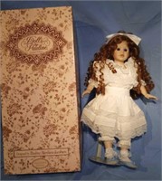 Hand painted porcelain doll, Dolls by Pauline