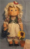 Lee Middleton Little Angel Country Girl, 13" Tall