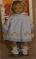 Heidi Ott Swiss Doll on Stand, 8" tall