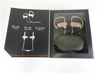 Black Web Wireless Sport Earbuds - Pink/White -