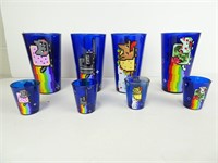 Nyan Cat Glasses and Matching Shot Glasses