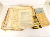 Misc Vintage Song Sheets/Books