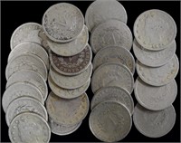 25 Liberty Nickels