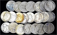 22 Silver Dimes