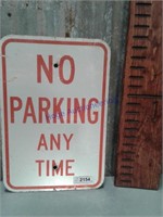 No Parking Any Time road sign