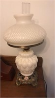 Vintage white table lamp