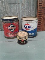 DX grease 10#, Skelly Tagolene 10#, Beacon Wax 1#