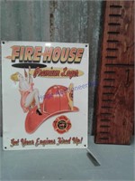 Fire house Premium Lager sign