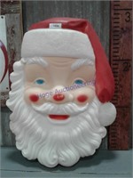 Santa face Blow Mold plastic yard decoration