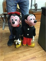 Here we have some great wooden Mickey and Mini