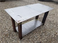 Heavy Duty 30x57 Welding Shop Table with Shelf